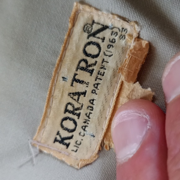 Vintage 1963 Koratron Trench Style Jacket Military Style UNISEX - Picture 2 of 8